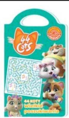 Okładka książki 44 koty Wielkie poszukiwania