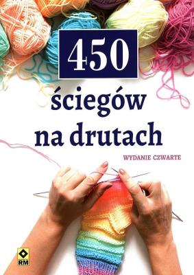 Okładka książki 450 ściegów na drutach wyd. 4