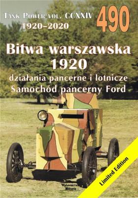 Bitwa Warszawska 1920. Tank Pover Vol. 490. Autor: Janusz Ledwoch. SmakLiter.pl Okładka książki Bitwa Warszawska 1920. Tank Pover Vol. 490