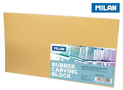 Opakowanie Blok do linorytu gumowy duży 28x15,5cm MILAN