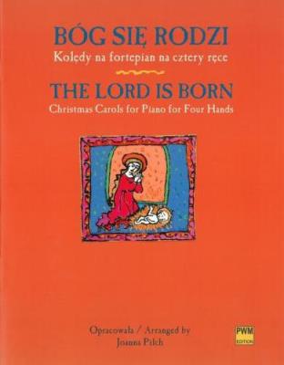 Bóg się rodzi. Kolędy na fortepian na cztery ręce. Autor: Pilch Joanna. SmakLiter.pl Okładka książki Bóg się rodzi. Kolędy na fortepian na cztery ręce
