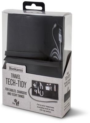 Opakowanie Bookaroo Travel Tech-Tidy Organizer podróżny czerń