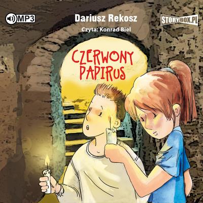 CD MP3 Czerwony papirus. Autor: Rekosz Dariusz. SmakLiter.pl Okładka książki CD MP3 Czerwony papirus