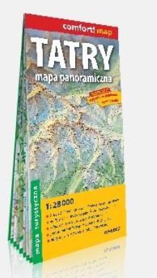 Okładka książki Comfort!map Tatry. Mapa panoramiczna w.2020