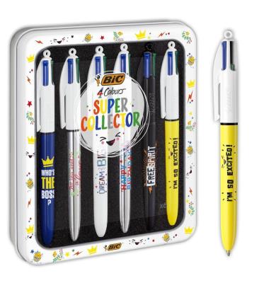 Opakowanie Długopis 4 Colours Messages mix (6szt) BIC