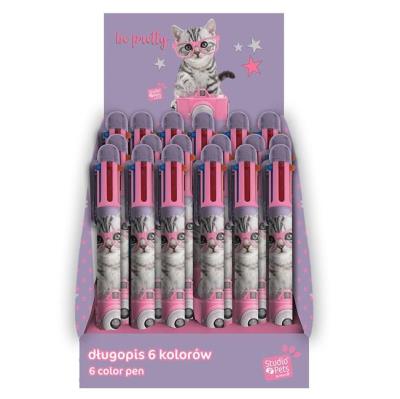 Opakowanie Długopis aut. Studio Pets (24szt) PTG-3655 PASO
