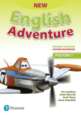 English Adventure New 2 AB wyd. roz. 2020 PEARSON. Autor: Viv Lambert, Anne Worrall, Tkacz Arek, Joanna Standa. SmakLiter.pl Okładka książki English Adventure New 2 AB wyd. roz. 2020 PEARSON