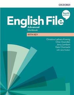 English File 4E Advanced WB + key OXFORD. Autor: Latham-Koenig Christina, Oxenden Clive, Chomacki Kate, Lambert Jerry. SmakLiter.pl Okładka książki English File 4E Advanced WB + key OXFORD