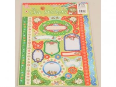 Opakowanie Etykieta świąteczna A4, 3Z