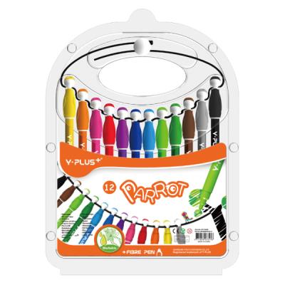 Opakowanie Flamastry Parrot 12 kolorów
