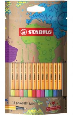 Opakowanie Flamastry Pen 68 Mini mySTABILOdesign 12 kolorów