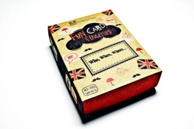 Okładka książki Fun Card English Who, When, Where... CREATIVO