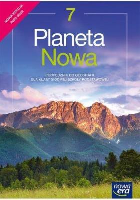 Okładka książki Geografia SP 7 Planeta Nowa Podr. NE w.2020
