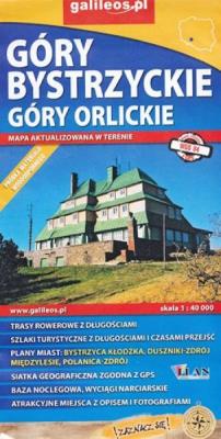 Zdjęcie produktu Góry Bystrzyckie Góry Orlickie Mapa 1:40000/Galileos/