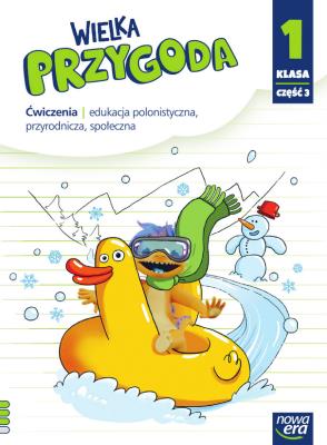 J. Polski SP 1 Wielka Przygoda ćw. cz.3 NE. Autor: Elżbieta Kacprzak, Anna Ładzińska. SmakLiter.pl Okładka książki J. Polski SP 1 Wielka Przygoda ćw. cz.3 NE