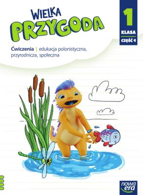 J. Polski SP 1 Wielka Przygoda ćw. cz.4 NE. Autor: Elżbieta Kacprzak, Anna Ładzińska. SmakLiter.pl Okładka książki J. Polski SP 1 Wielka Przygoda ćw. cz.4 NE