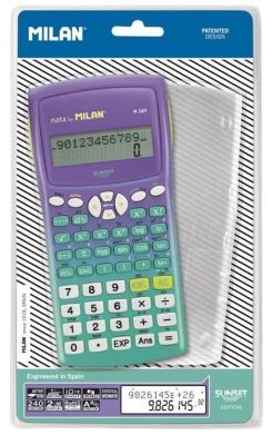 Opakowanie Kalkulator naukowy M240 Sunset fiolet zielon MILAN