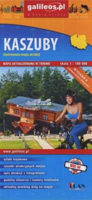 Kaszuby - mapa atrakcji. Wydawca: Studio Plan. SmakLiter.pl Opakowanie Kaszuby - mapa atrakcji