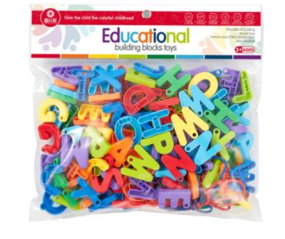 Opakowanie Klocki - alfabet 140 elementów