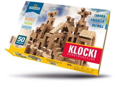 Okładka książki Klocki konstrukcyjne 50 klocków