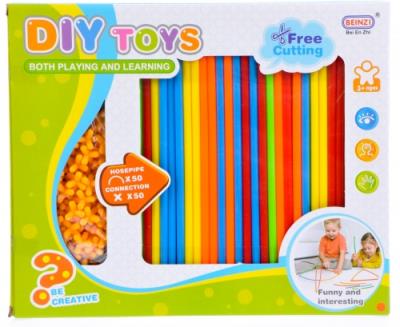 Opakowanie Klocki konstrukcyjne rurki 100 elementów