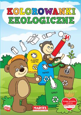 Okładka książki Kolorowanki ekologiczne