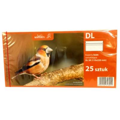 Opakowanie Koperty DL białe SK op. 25 szt. 3011, A&G