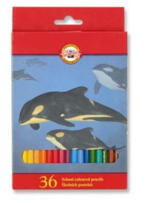 Opakowanie Kredki 3555 Zwierzęta 36 kolorów