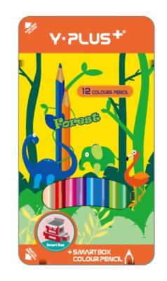 Opakowanie Kredki ołówkowe Forest pudełko metalowe 12 kol