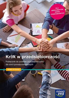 Krok w przedsiębiorczość. Podręcznik dla liceum i technikum. Autor: Rachwał Tomasz. SmakLiter.pl Okładka książki Krok w przedsiębiorczość. Podręcznik dla liceum i technikum