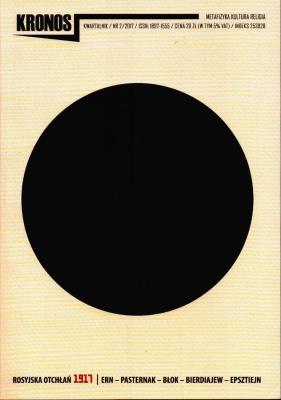 Okładka książki Kronos 2/2017