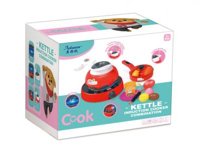 Opakowanie Kuchenka elektr. na baterie + czajnik + akcesoria