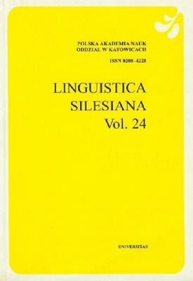 Zdjęcie produktu Linguistica Silesiana Vol. 24