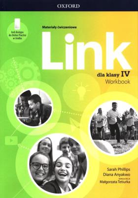 Link 4 Materiały ćwiczeniowe + dostęp online. Autor: Phillips Sarah, Anyakwo Diana. SmakLiter.pl Okładka książki Link 4 Materiały ćwiczeniowe + dostęp online
