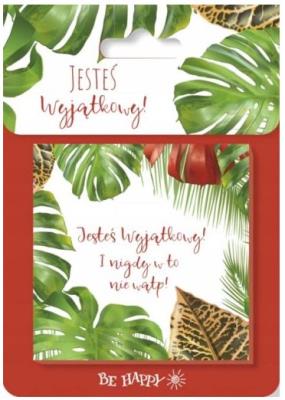 Opakowanie Magnes Flora Jesteś Wyjątkowy!