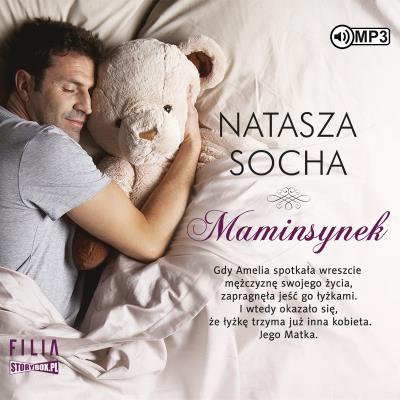 Maminsynek. Autor: Natasza Socha. SmakLiter.pl Okładka książki Maminsynek
