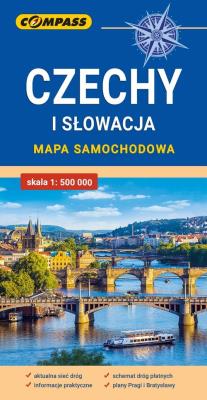 Okładka książki Mapa samochodowa. Czechy i Słowacja
