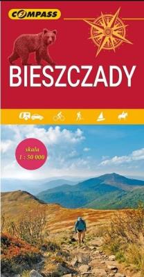 Okładka książki Mapa turystyczna - Bieszczady 1:50 000