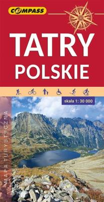 Okładka książki Mapa turystyczna - Tatry Polskie 1:30 000