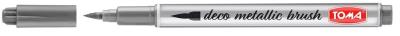 Opakowanie Marker Metallic Brush srebrny (5sz) TOMA