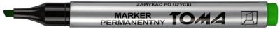 Opakowanie Marker permanentny okrągły zielony (10szt) TOMA
