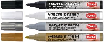 Opakowanie Marker z farbą do renowacji nagrobków mix (96szt)
