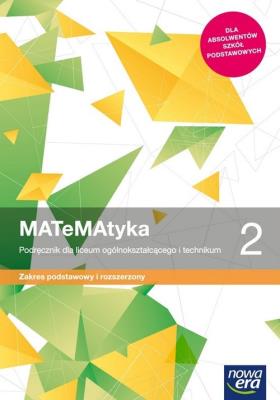 MATeMAtyka LO 2 ZPR Podr. w.2020 NE. Autor: Babiański Wojciech, Chańko Lech, Czarnowska Joanna. SmakLiter.pl Okładka książki MATeMAtyka LO 2 ZPR Podr. w.2020 NE