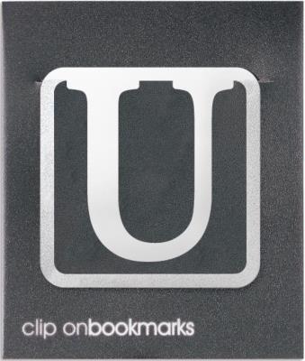 Opakowanie Metalowa zakładka - Litera U Clip-on