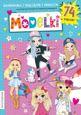 Okładka książki Modelki. Kolorowanka