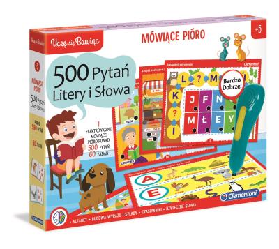Opakowanie Mówiące Pióro 500 pytań - Litery i Słowa