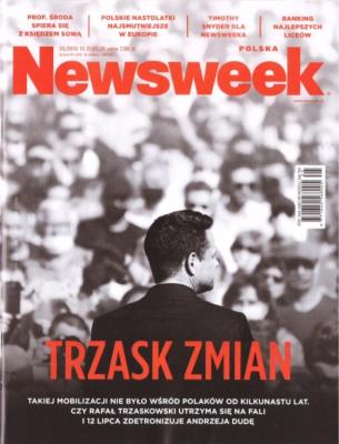 Okładka książki Newsweek Polska 25/2020 Trzask zmian