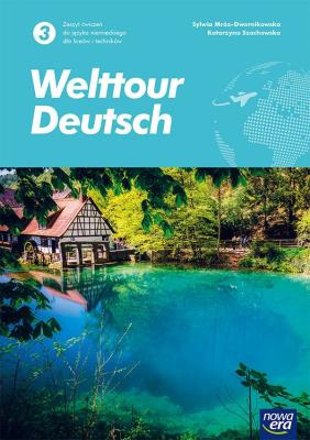 Nowe język niemiecki welttour deutsch 3 zeszyt ćwiczeń liceum i technikum 72145. Autor: Katarzyna Szachowska. Sylwia Mróz-Dwornikowska, Katarzyna Szachowska. SmakLiter.pl Okładka książki Nowe język niemiecki welttour deutsch 3 zeszyt ćwiczeń liceum i technikum 72145