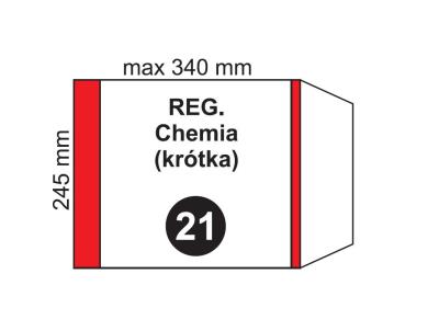 Opakowanie Okładka na podr regulowana krótka NR 21 (20szt)