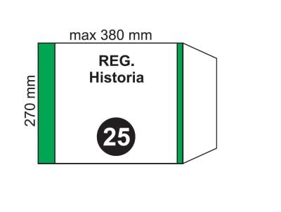 Opakowanie Okładka na podr regulowana NR 25 (20szt)